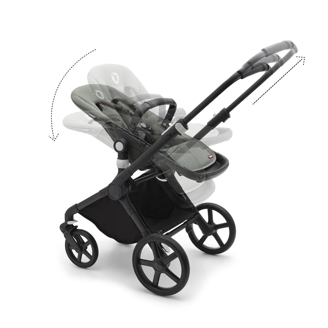 Bugaboo Fox Cub Complete Pushchair + Carrycot - Forest Green