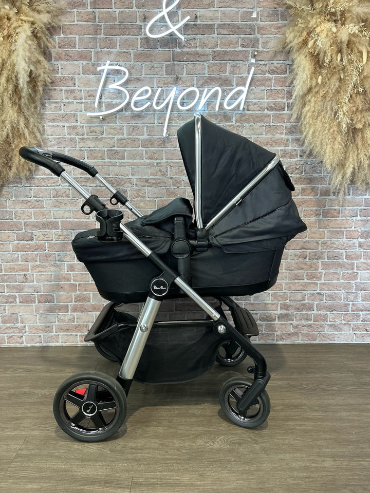 PRE LOVED Silver Cross Pioneer 21 Dream Bundle Travel System - Pepper