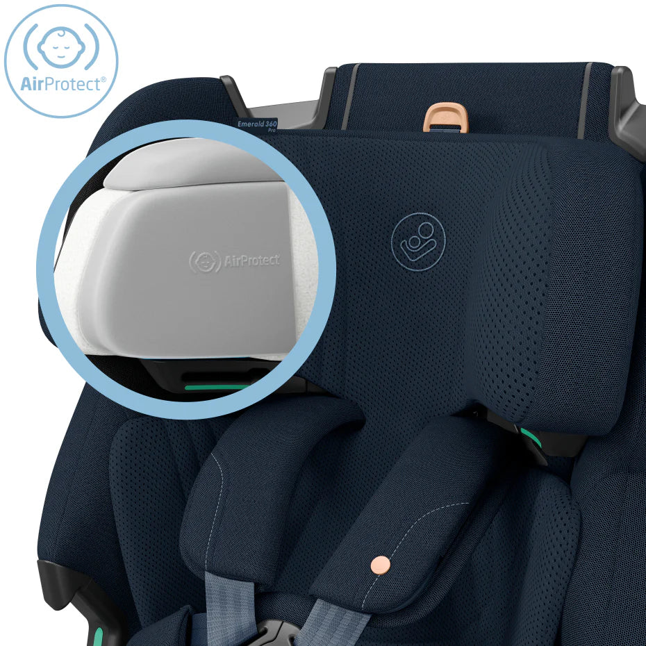 Maxi-Cosi Emerald 360 Pro Car Seat Birth - 12 years old - Authentic Blue