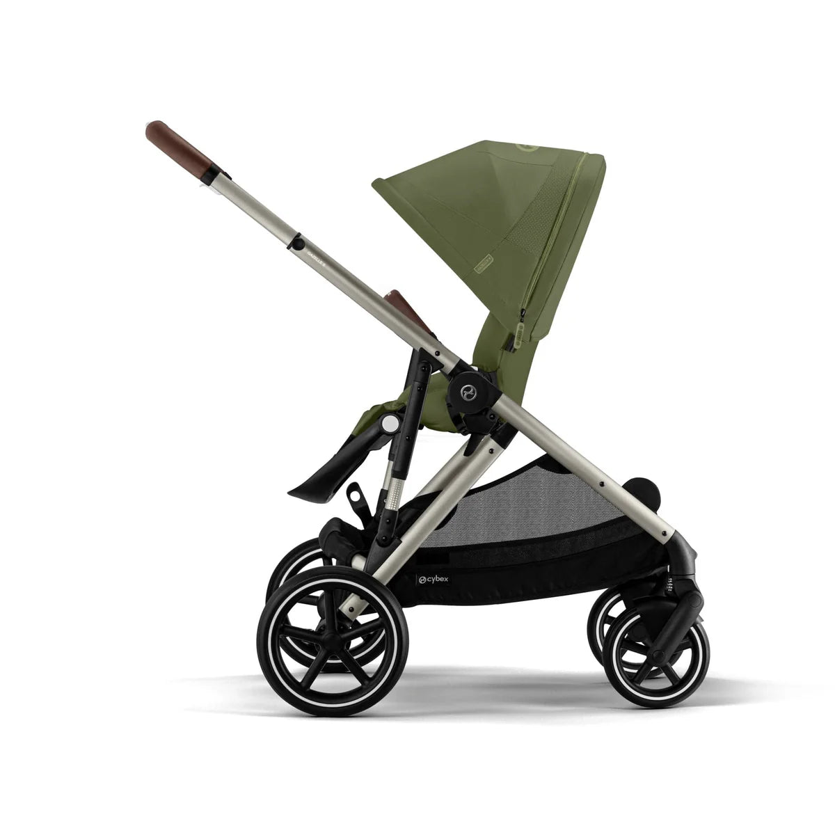 Cybex Gazelle Essential Bundle Inc Gold Footmuff - Moss/Taupe