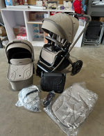 EX DISPLAY Venicci Upline2 Pushchair + Carrycot Bundle - Taupe
