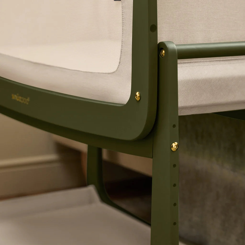 SnuzPod5 Bedside Crib - Olive