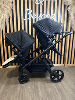 PRE LOVED Silver Cross Wave Double Travel System - Onyx