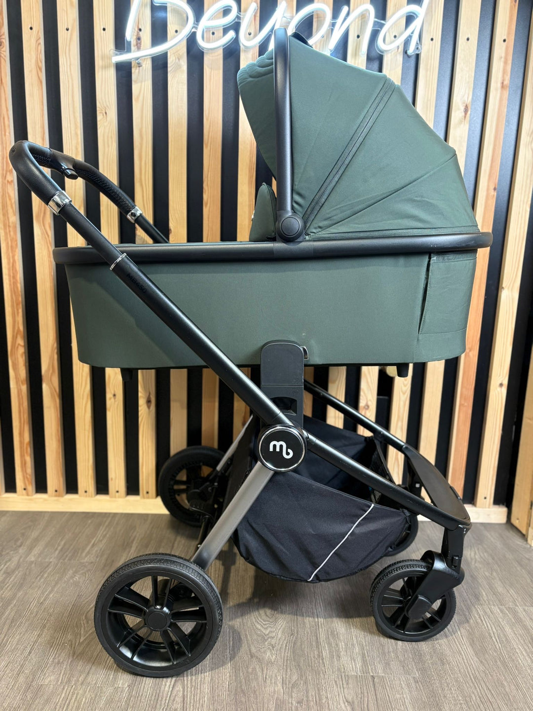 PRE LOVED My Babiie MB450i Travel System - Forest Green