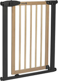 Safety 1st Simply Close Wood & Metal Pressure Fit Stair Gate - Natural