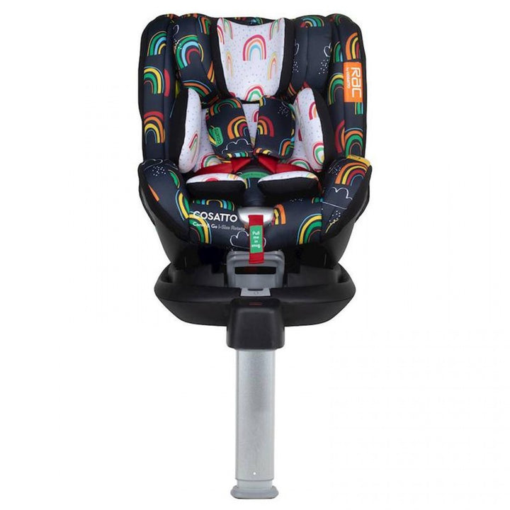 Cosatto Come and Go i-Size Rotate Car Seat - Disco Rainbow