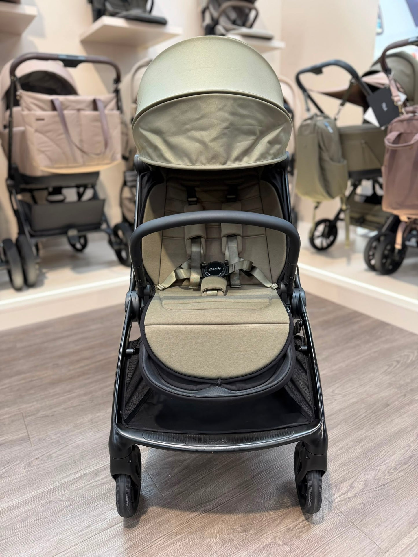 PRE LOVED iCandy Pip Compact Stroller - Sage