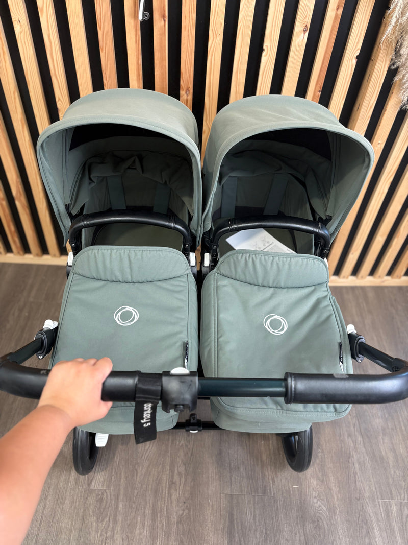 PRE LOVED Bugaboo Donkey5 Twin Bundle - Forest Green