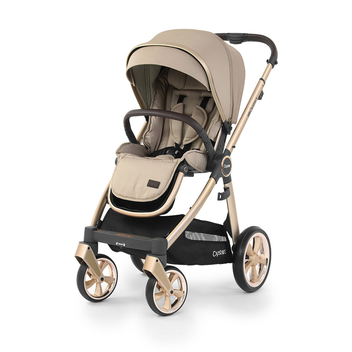 OPEN BOX Babystyle Oyster3 Pram, Pushchair & Footmuff - Champagne