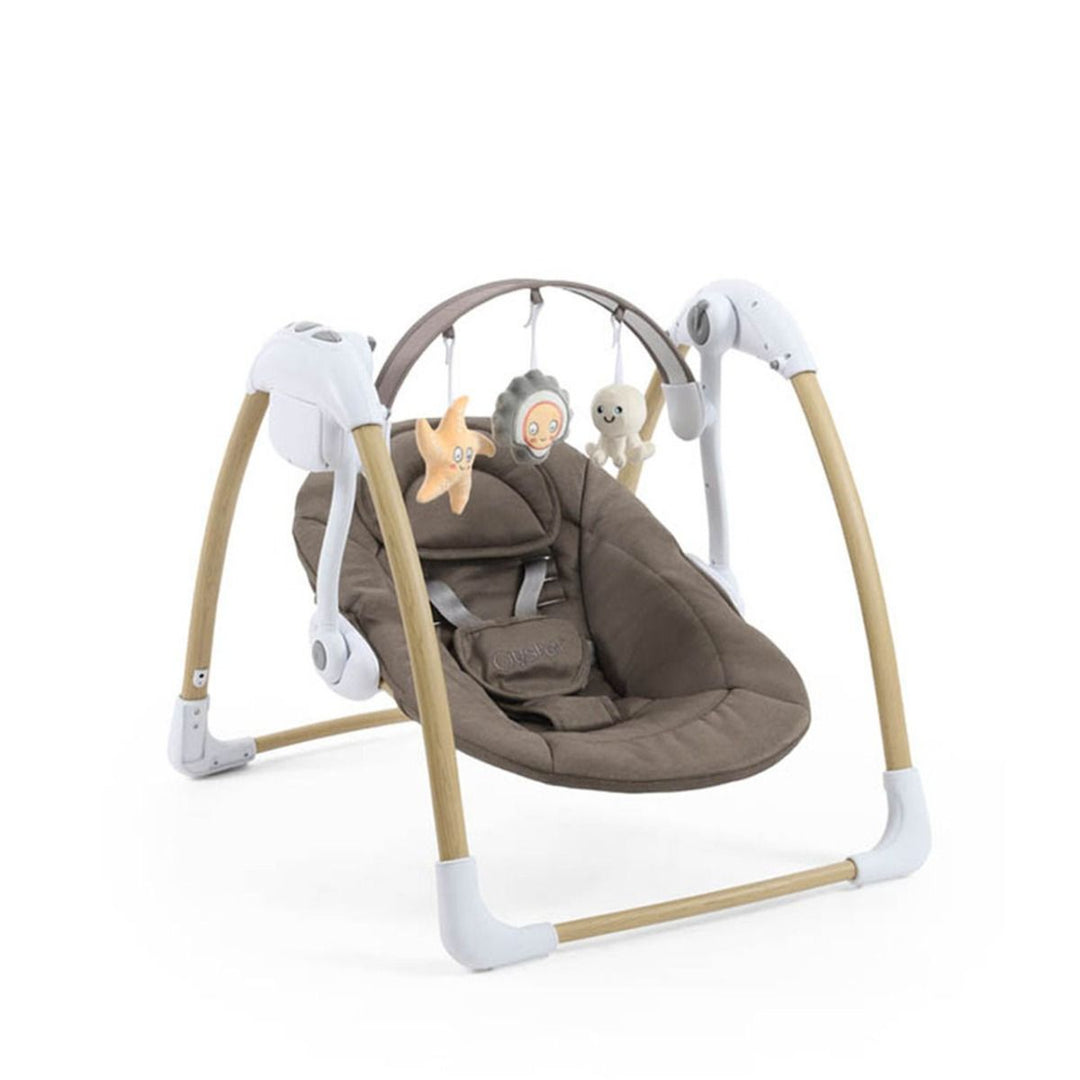 Babystyle Oyster Swinging Crib & Swing Bundle - Mink