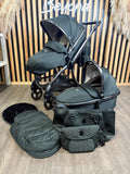 PRE LOVED egg3 Pram, Pushchair + Accessories Bundle - Black Olive