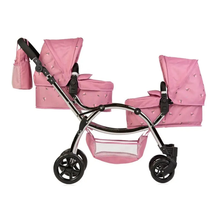 Roma Darcie Twin Dolls Pram - Pink