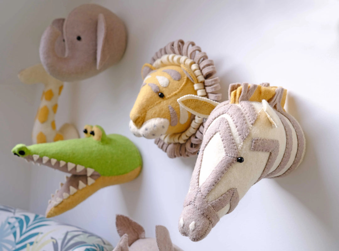 Fiona Walker Noahs Ark Mini Zebra Head