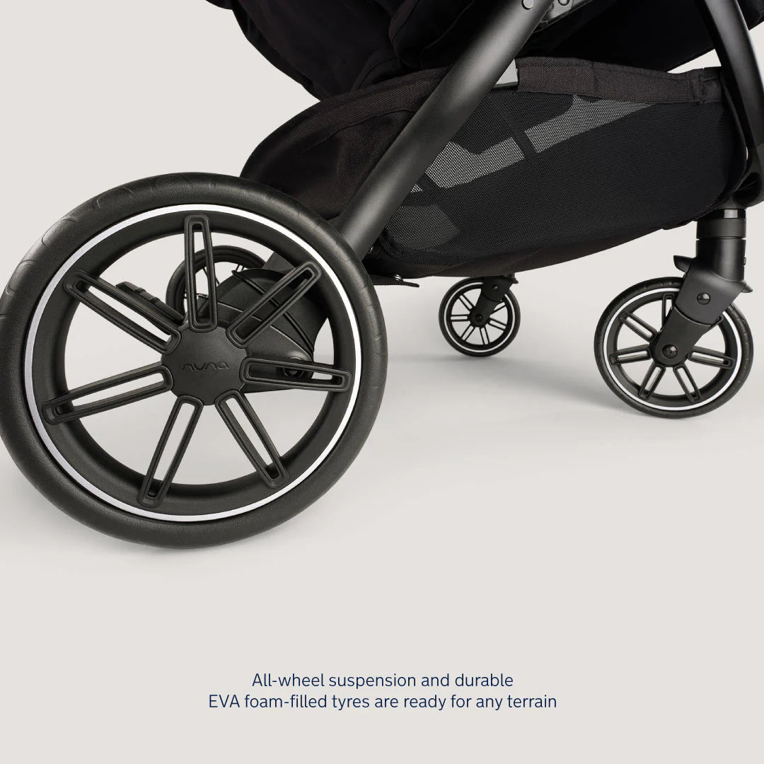 Nuna Trvl Dubl Pushchair – Caviar