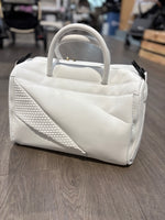 Junama Diamond Changing Bag - White