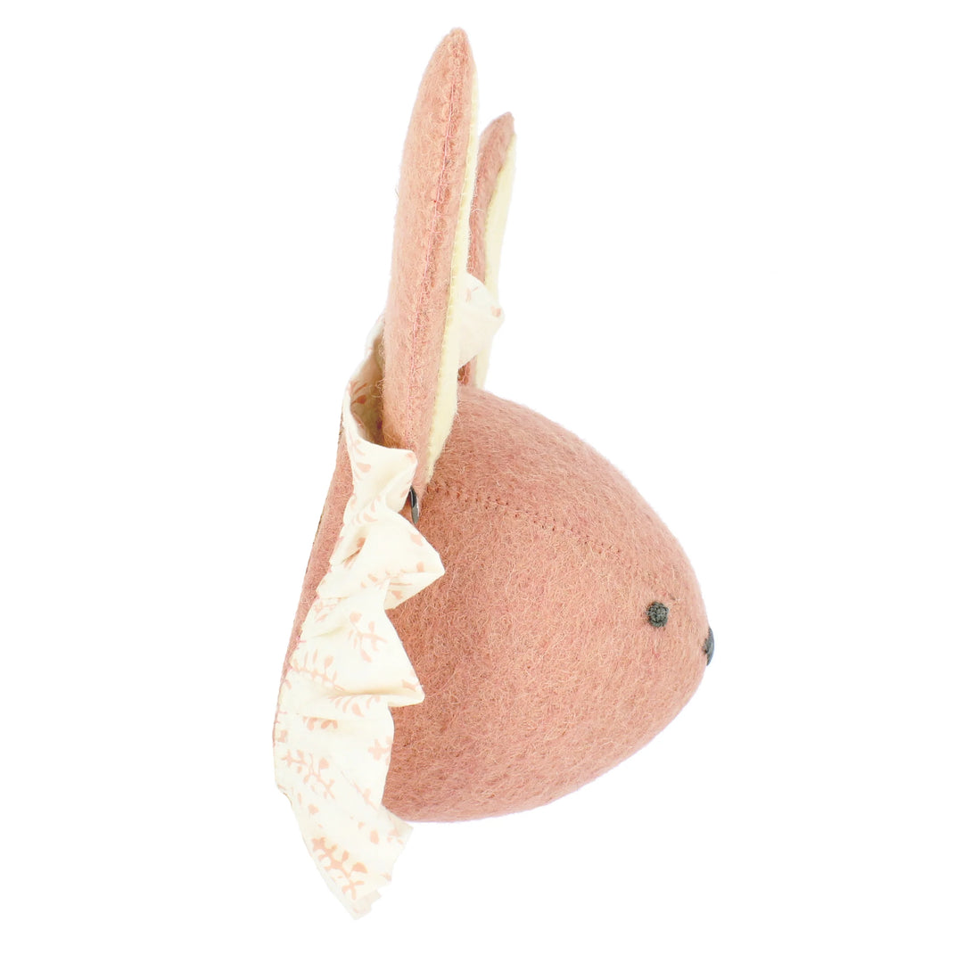 Fiona Walker Baby Rabbit with Vintage Ruff Head Mini - Pink