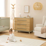 Tutti Bambini Hallee Chest Changer - Sage/Golden Oak