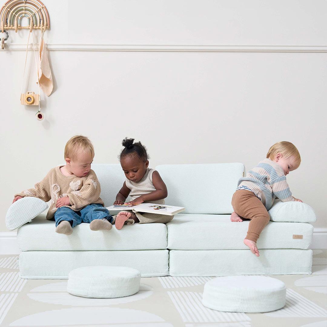 Tutti Bambini Playrama Montessori Kids Play Sofa - Sea Mist