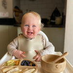 Cheeky Chompers Bamboo Weaning Set - Sand