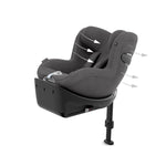Cybex Sirona Ti i-Size Plus Car Seat - Mirage Grey