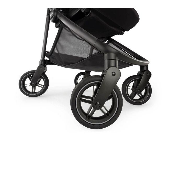 Nuna SWIV, ARRA Flex + BASE Curv Travel System Bundle - Caviar