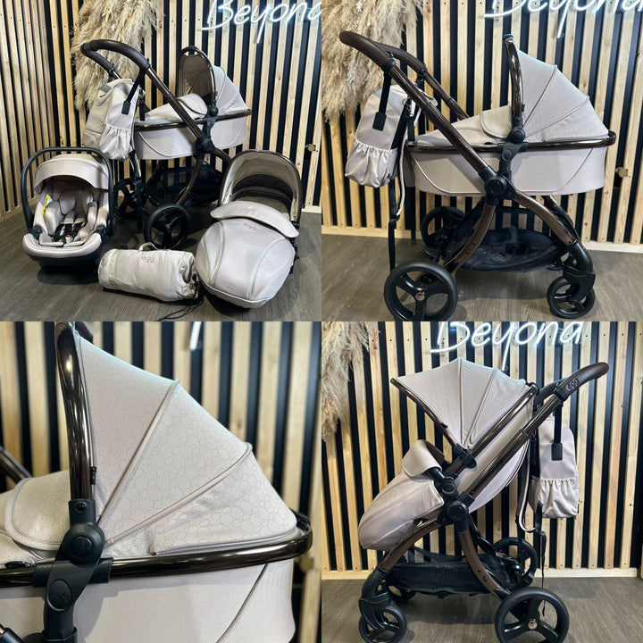 PRE LOVED Egg 2 Luxury Pushchair and Shell i-Size Car Seat Special Edition Bundle - Feather Geo