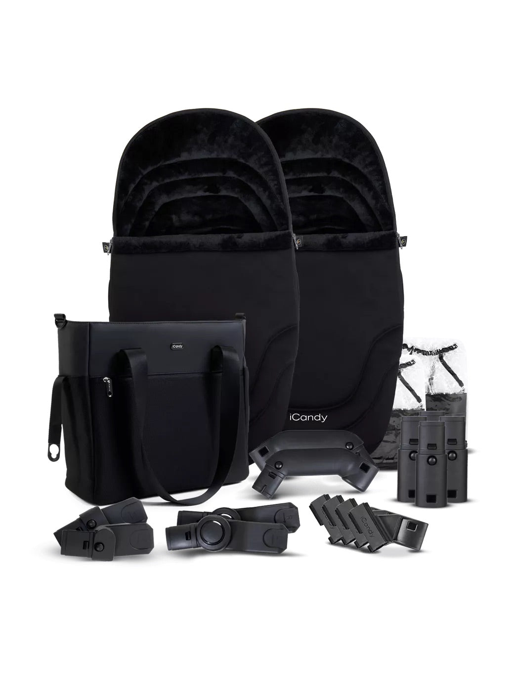 iCandy Orange 4 Twin Complete Bundle - Black Edition