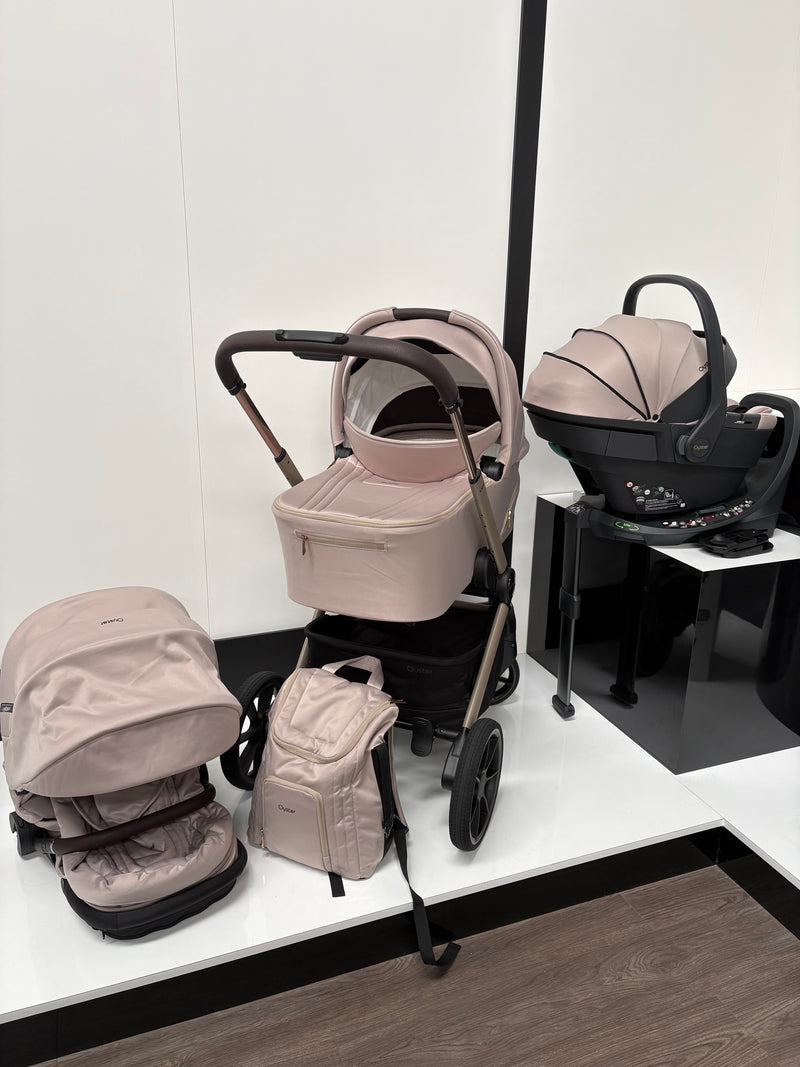 EX DISPLAY Oyster Vee Travel System Bundle - Vanilla