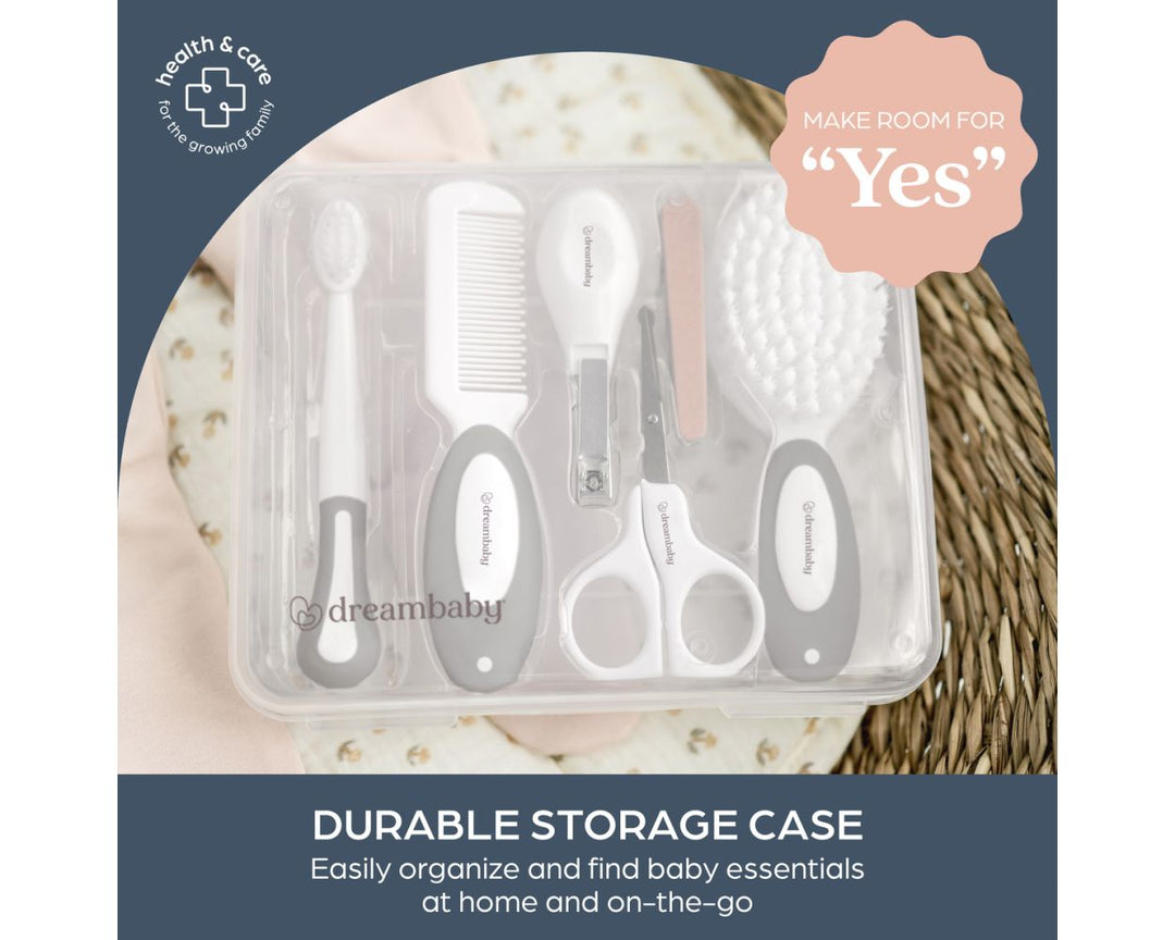 Dreambaby 10 Pc Essential Grooming Kit - Grey