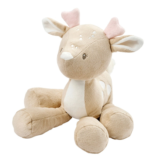 Nattou Fanfan Cuddle Deer 30cm Soft Baby Plush Toy - Beige