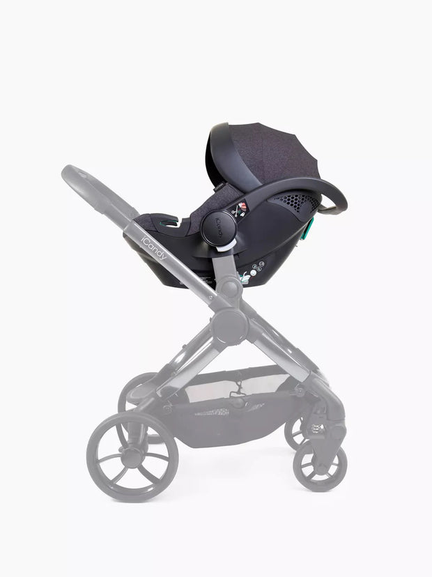 iCandy Cocoon Car Seat and Base - Dark Grey