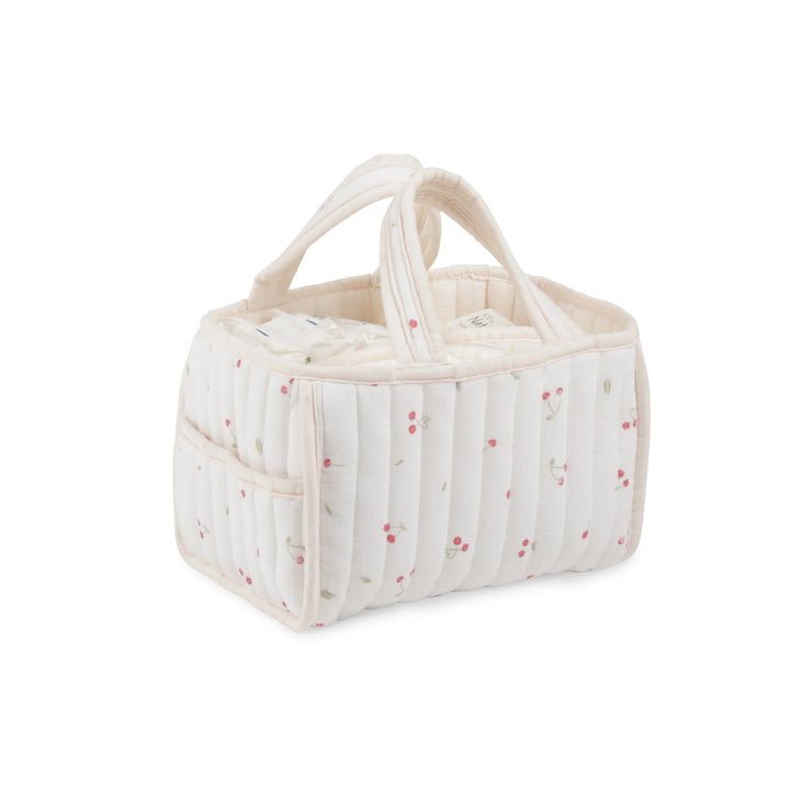 CuddleCo Nappy Caddy Set - Ditsy Cherry