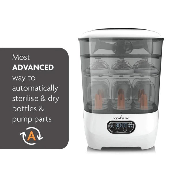 Baby Brezza Formula Pro & Steriliser Bundle - White
