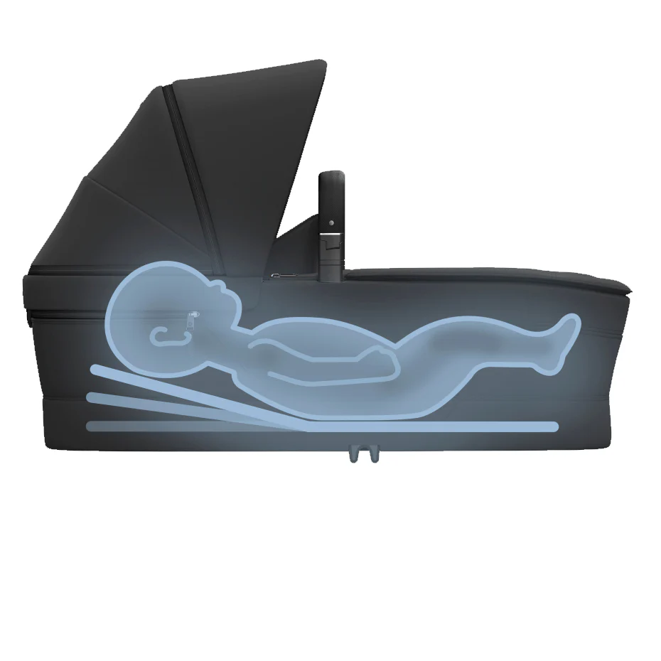 Maxi-Cosi Fame Cabin Cot - Onyx Black