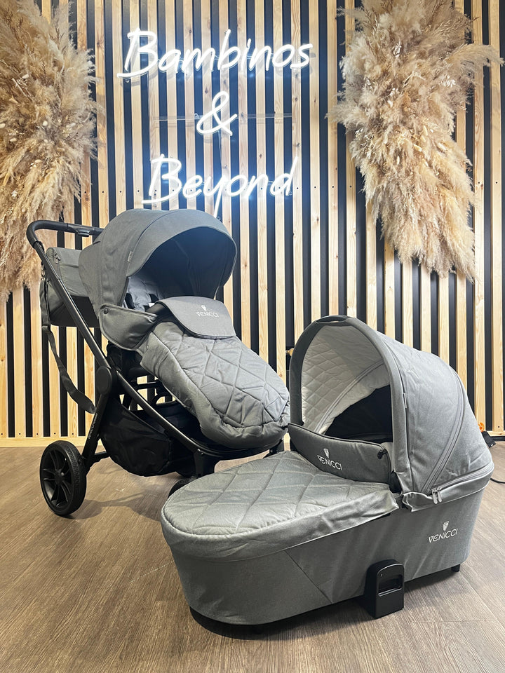 PRE LOVED Venicci Turisso Pram & Pushchair - Rock Grey