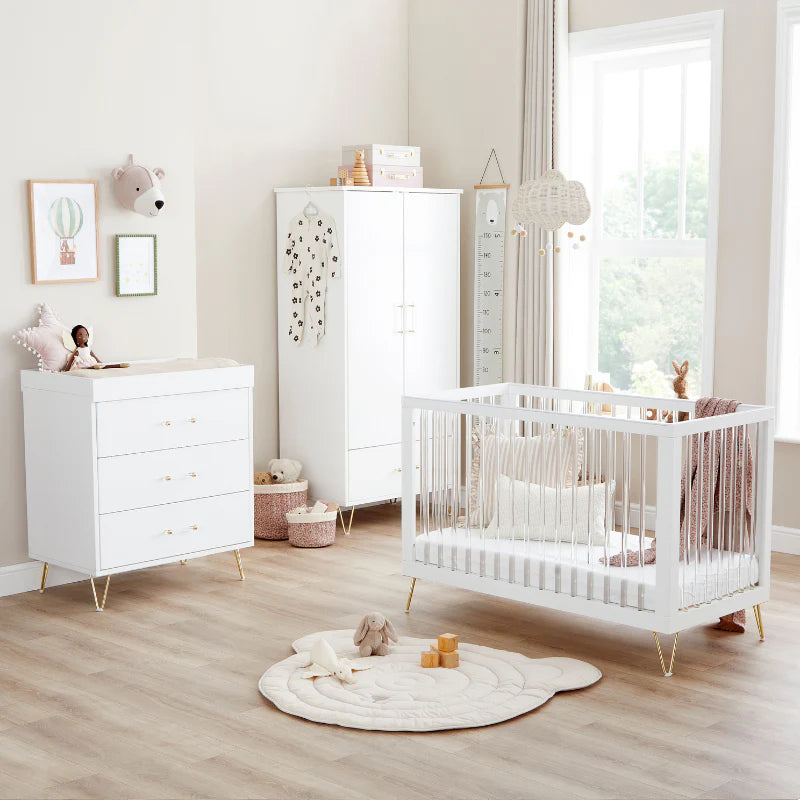 Babymore Kimi Acrylic 3 Piece Nursery Room Set