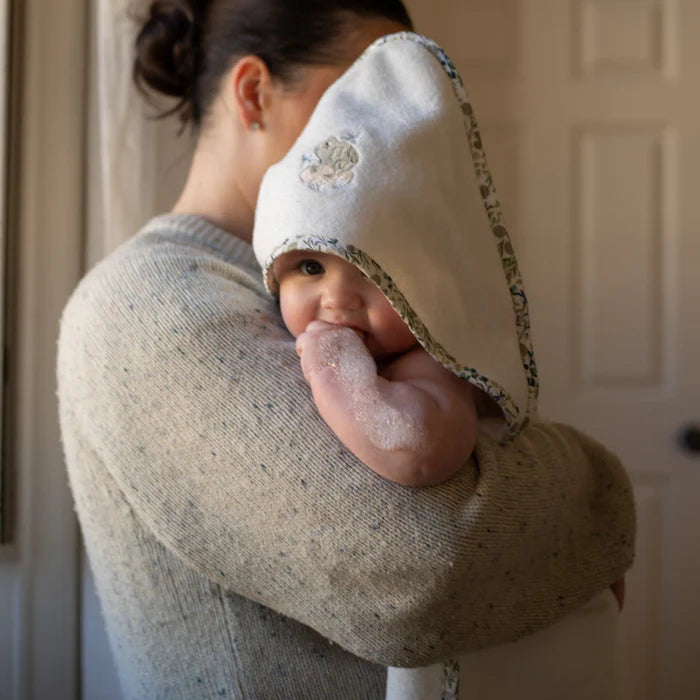 Avery Row Baby Hooded Towel - Riverbank