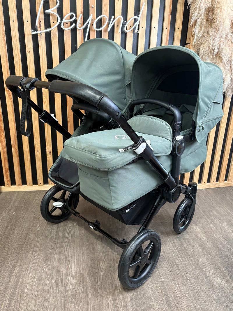 PRE LOVED Bugaboo Donkey5 Duo Bundle - Forest Green