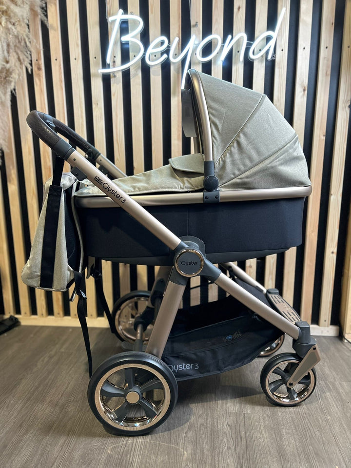 EX DISPLAY Babystyle Oyster 3 Travel System - Creme Brulee