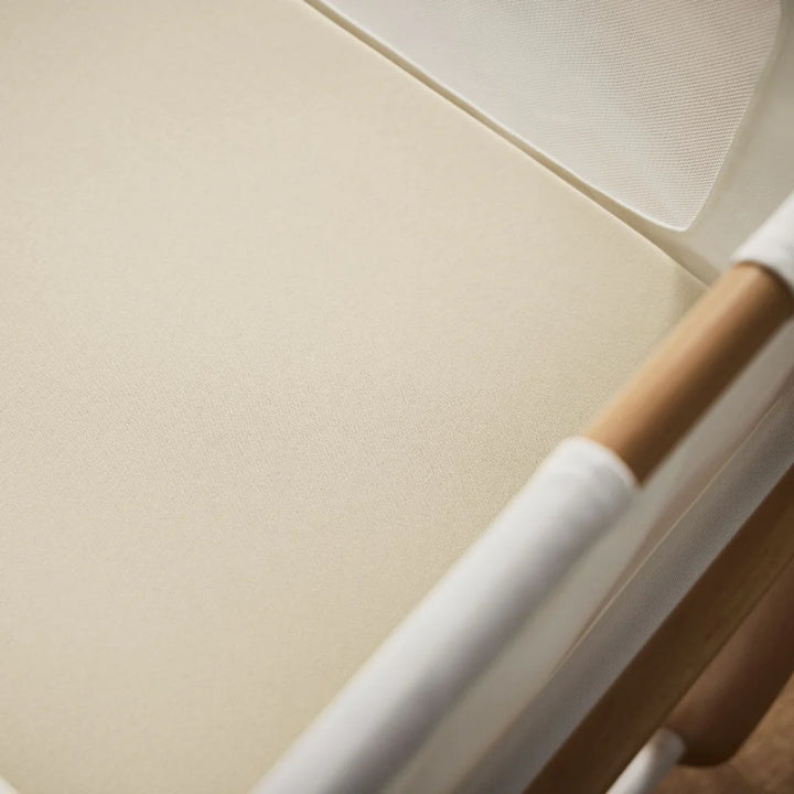 The Little Green Sheep Organic Crib Fitted Sheets - Cocoa Rice