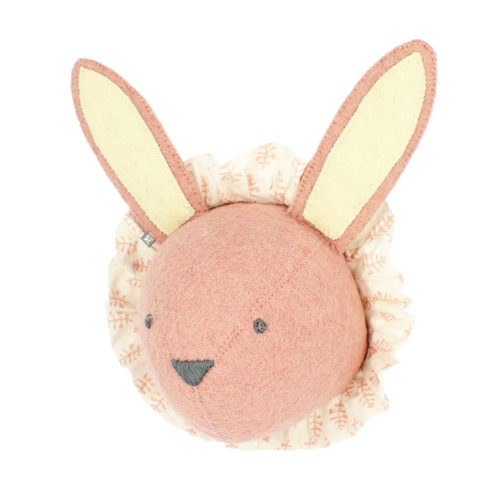 Fiona Walker Baby Rabbit with Vintage Ruff Head Mini - Pink