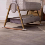 Tutti Bambini Cozee Sense Bedside Crib - Toasted Oak/Sand