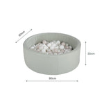 CuddleCo Ball Pit with Balls - Sea Salt