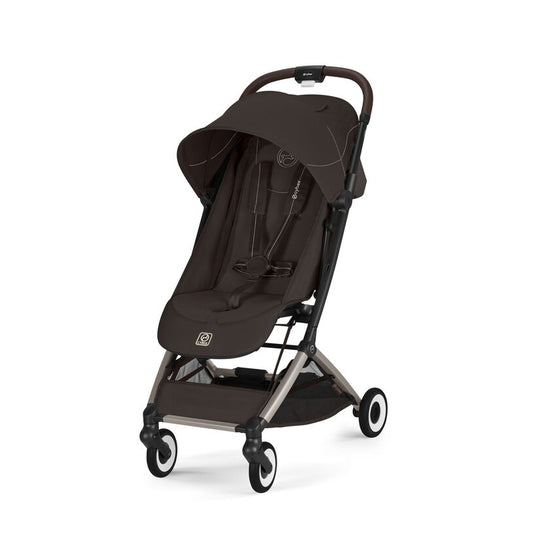 Cybex Orfeo Compact Travel Stroller - Chocolate Brown (2026 Model)