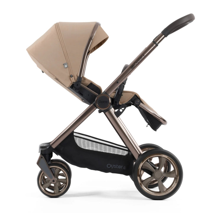 Oyster4 Travel System Bundle Inc Maxi-Cosi Pebble 360 Pro2 Car Seat - Fawn