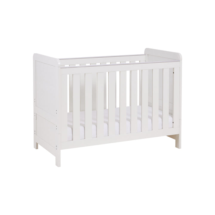 Babymore Caro Mini Cot Bed – Whitewash