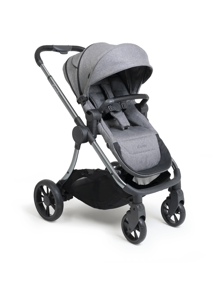 iCandy Lime Charcoal Lifestyle Pushchair + Carrycot & Accessories