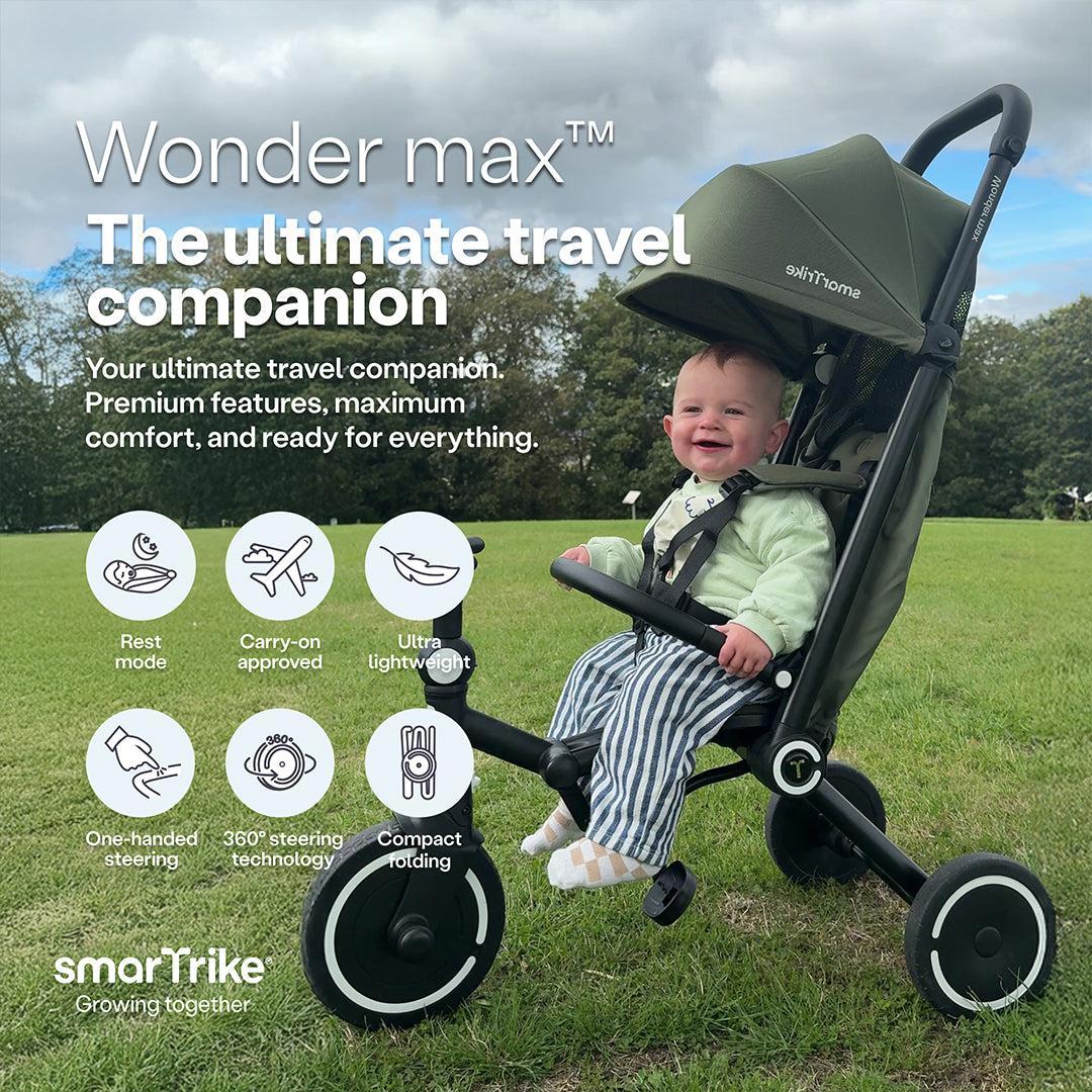 SmarTrike Wonder Max Stroller Trike - Sage/Olive
