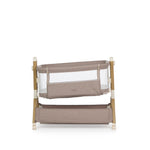 Obaby Cloud Bedside Crib - Nutmeg