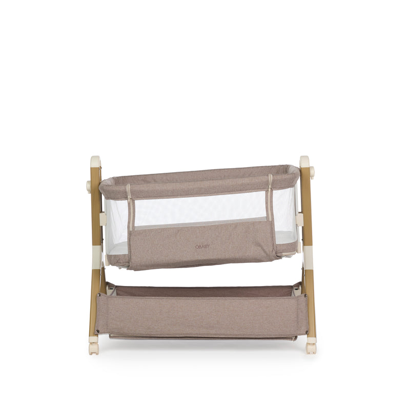 Obaby Cloud Bedside Crib - Nutmeg